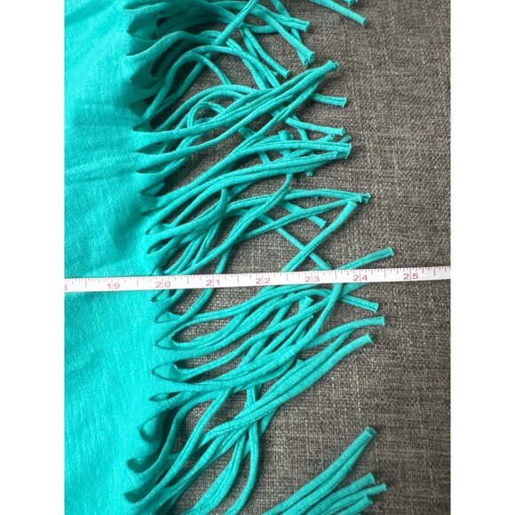 Bit & Bridle Womens  Sleeveless Fringe Tank Top Western Design Teal Green Size L - Picture 6 of 8